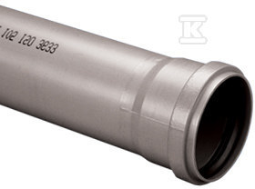 Vidaus kanalizacijos vamzdis Wavin Optima, d40, 1000 mm