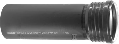 Wavin RURA PP-HT SITECH+ 75X2000 SANIT.Juoda