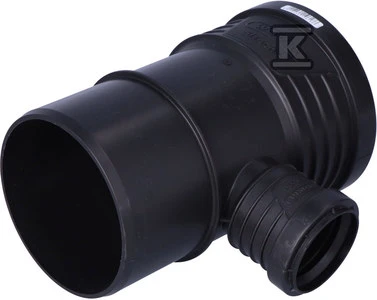 Wavin redukcinis trišakis 87,5° SiTech + 110 x 50 mm juodas (3067778)