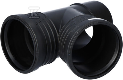 Wavin Tee 67,5 ° SiTech + 110 mm juoda (3067771)