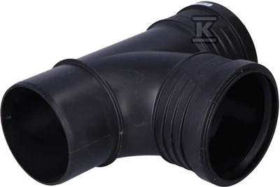 Wavin Tee 87,5 ° SiTech + 110 mm juoda (3067835)
