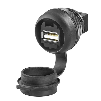 USB 2.0 sąsaja su apsauginiu dangteliu
