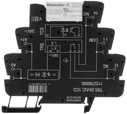 Weidmuller 1122780000 Pramoninė relė 1P 6A 24V AC/DC TRS 24VUC 1CO 1122780000