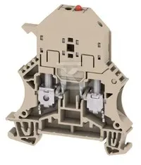 Weidmuller G5x20mm 2- vielos 6mm2 smėlio (1119840000)