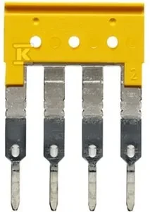 Weidmuller ZQV 2.5/4 ŁĄCZNIK POPRZECZNY,Geltonas