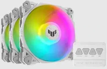 Aušintuvas ASUS TUF Gaming TF120 ARGB, baltas, 3 vnt.