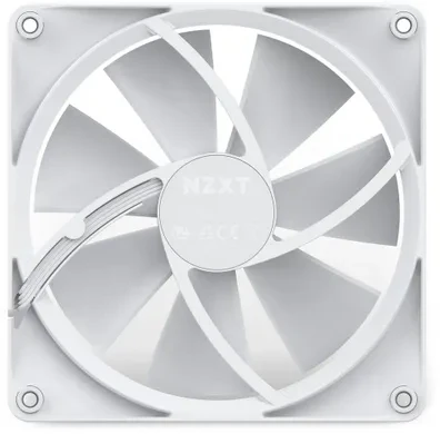 NZXT F140 RGB 140mm balta