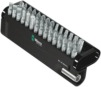 Sukimo antgalių rinkinys WERA 30 Metal 1