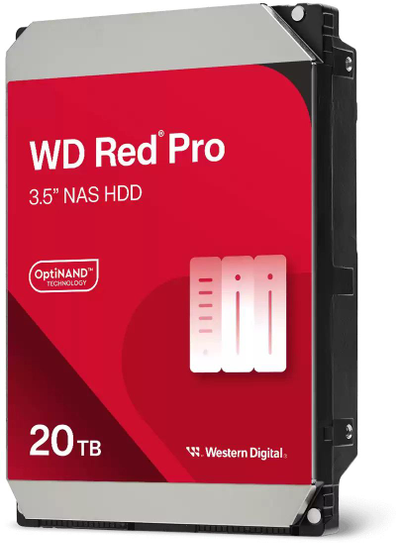 Sandisk Išorinis Kietasis Diskas - Western Digital WD Raudona Pro 20 TB WD201KFGX