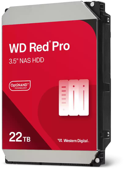 Sandisk Kietasis diskas - Western Digital Raudona Pro 3,5" 22000 GB Serial ATA III