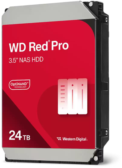 Sandisk HDD - Western Digital Raudona Pro 24TB 7200RPM 512MB SATA 3.5"