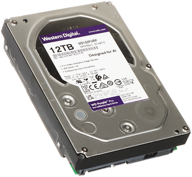 Western Digital HDD-WD122PURP 12TB 24/7 VAKARINĖS SKAITMENINĖS ĮRAŠYMO DISKAS