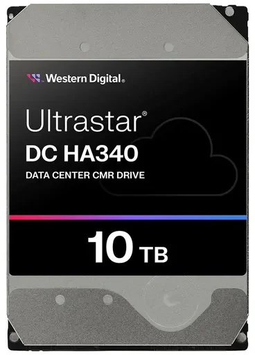 WD Western Digital Ultrastar DC HA340 kietasis diskas 10 TB 7200 RPM 512 MB 3.5" SATA