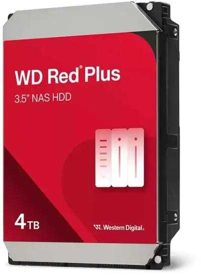 Sandisk WD Raudonas Plus 4TB WD40EFPX DISKAS