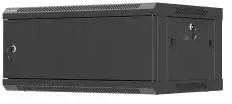 Lanberg prie sienos montuojama rack spintelė 19" 4U 600X450 juodos metalinės durys