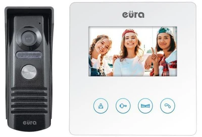 Eura Wideodomofon EURA VDP-52A3''ATIRA'' balta