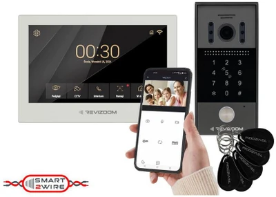 Commax Vaizdo stebėjimo kamera REVIZOOM RM-T273HD Baltas/RC-212HD-CK1
