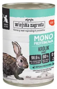 Wiejska Zagroda Monoproteinas su triušiena 400g