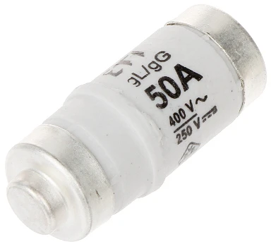 LYDŽIŲJŲ SAUGIKLIŲ ĮDĖKLAS ETI-D02/50A 50 A 400 V gL/gG E18 ETI