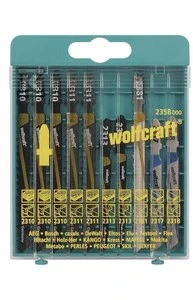 Pjūklel. kompl. Wolfcraft 2358000; 10 vnt.
