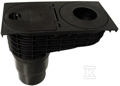 Hl Hutterer Lechner Stogo nuotekio surinkimo piltuvas juodas HL660E