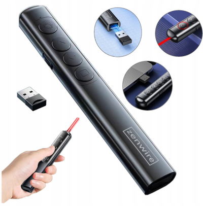 Zenwire S9 USB lazerinis žymeklis pristatymams