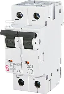 Automatinis jungiklis Eti MAT10, 2P, C, 10A, 10kA