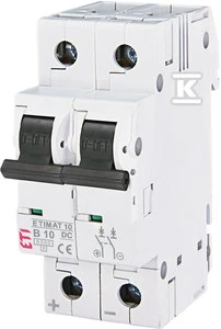 Eti-Polam Jungiklis 2P B 10A 6kA DC EIII (002128714)
