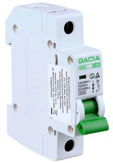 Automatinis jungiklis, 6kA, C, 1 poliaus, 16A GACIA SB6L C 1P 16A