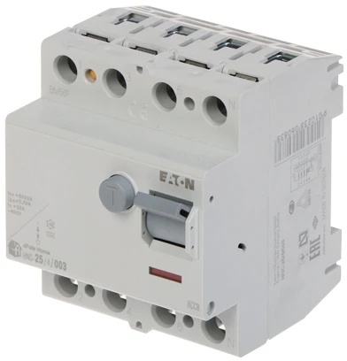 RCD JUNGILKLIS HNC-25/4/003 TRIFAZIS, AC TIPAS 30 mA 25 A EATON