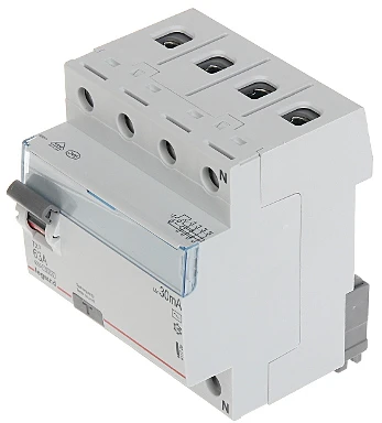 RCD JUNGILKLIS LE-411709 TRIFAZIS, AC TIPAS 30 mA 63 A LEGRAND