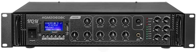 Stiprintuvas HQM2060BC su FM radijo, MP3 ir „Bluetooth“ funkcijomis, 60 W