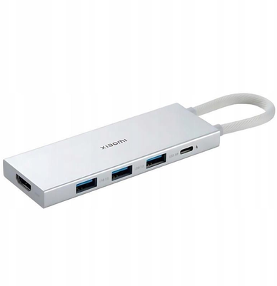 Xiaomi USB Hub 5-in-1 Type-C HDMI Hub USB 3.0 Palaikymas 4K PD3.0