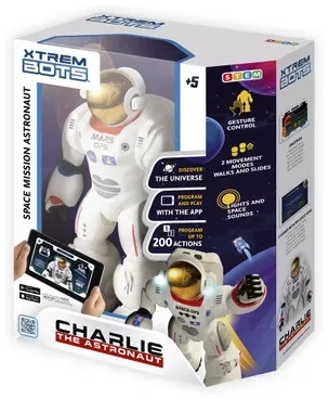 BLUE ROCKET Robotas-astronautas CHARLIE