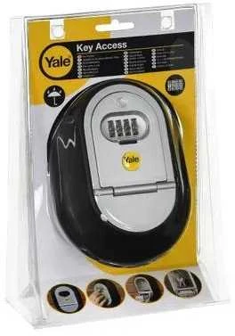 Yale Y500/187/1 Raktų dėžutė atidaryta su kombinuota spyna