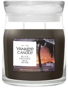 Yankee Candle Aromatinė žvakė Signature glass medium Juodas Coconut 368 g