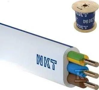 NKT YDYp 3x1,5 mm2 kabelio pjūvis ir ritė