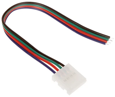 Orno Złączka RGB LED jungtis 10 mm, vienpusė, su laidu