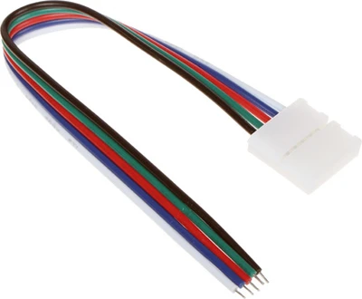 Orno Złączka RGBW LED jungtis 12 mm, vienpusė, su laidu