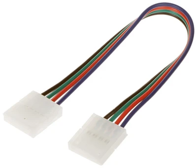 Orno Złączka RGB LED jungtis 10 mm, dvipusė, su laidu