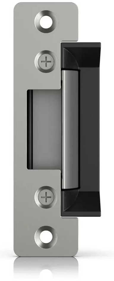 „Ubiquiti UACC-Lock-Strike-Secure-15mm“ elektrinė spyna su apsauga nuo gedimų, jungiama prie „UniFi Access Hub“.