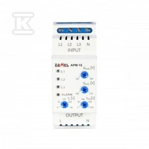 Zamel Automatinis fazės perjungiklis 16A 230V / 3x400V + N APM-10 (EXT10000202)