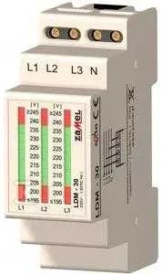 Zamel 3 fazių modulinis įtampos indikatorius L1-N / L2-N / L3-N 195-245V (EXT10000031)