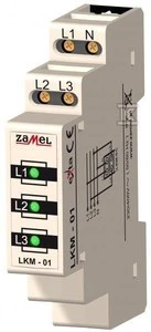 Zamel Wskaźnik zasilania 230V/400V 3xLED žalia LKM-01-20 (EXT10000037)