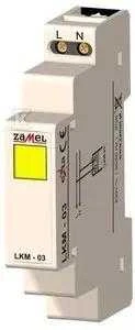 Zamel maitinimo indikatorius 230V geltonas LED LKM-03-30 (EXT10000046)