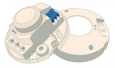 Zamel Judesio jutiklis MCR-02 mikrofalowy 1200W 360st. 220 - 240V IP20 (EXT10000050)