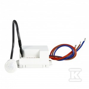 Zamel judesio jutiklis 800W PIR 120/360 laipsnių miniatiūrinis su IP65 zondu ant kabelio MCR-08 EXT10000271