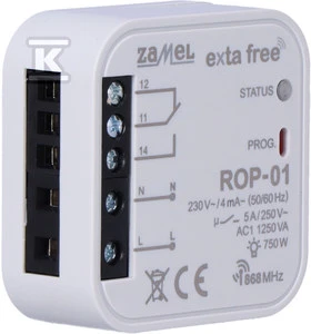 Zamel 1 kanalo radijo imtuvas - ROP-01