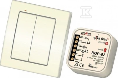 Zamel Wireless valdymo rinkinys (RNK04+ROP02) - RZB-04