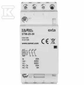 Zamel modulinis montavimo kontaktorius 25A 3Z 230V AC, tipas: STM-25-30 EXT10000291